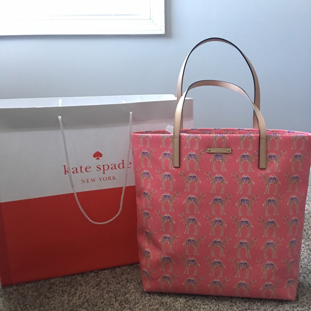 NEW Kate Spade Camel Bon Shopper